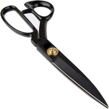 Fabric Scissors Sewing Black - 10 Inch Scissors Heavy Duty Professional