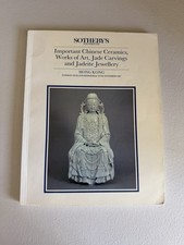 Sotheby&rsquo;s Important Chinese Works Of Art Jade Carvings & Jadeite Jewelry 1987