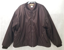 Remington Outdoor Fall Brown Satin Jacket - Mens 2XL Zipper - Med. Insulation