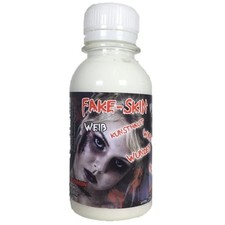 King of Halloween White Liquid Latex 3.38 fl oz 100 ml , SFX Makeup for Fake