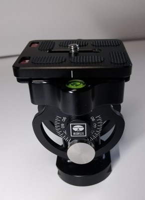 SIRUI L-10 Stativneigekopf Schnellwechselplatte TY60 Tripod tilt head rem. plate