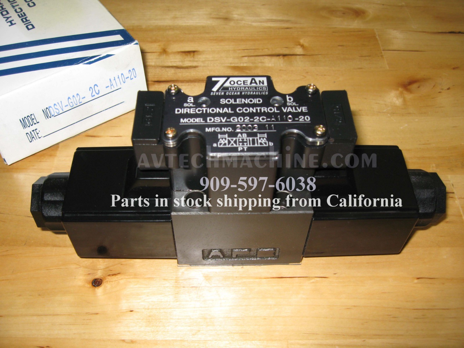 SevenOcean Hydraulic Solenoid Valve DSV-G02-2C-A110