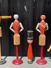 Vintage Swedish Wooden Napkin Dolls Lot & Misc Other Wooden Dolls — photo 8