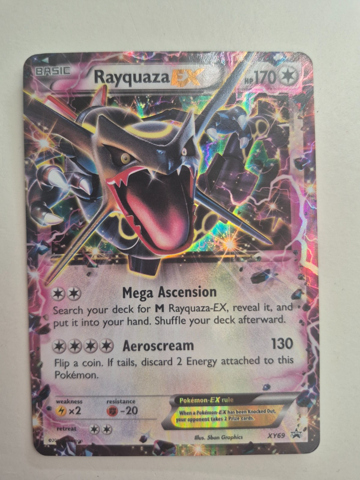 Rayquaza EX (Shiny) XY69 XY Holo