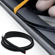 Car Window Weather Stripping Seal Strip V-Shape 13.1ft Rubber with Tool 4M