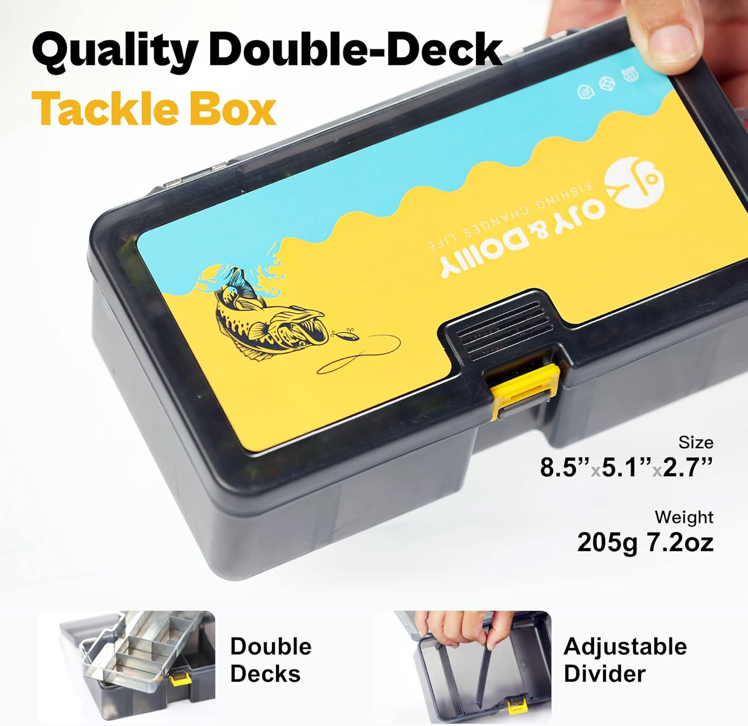 Bass Fishing Lures Kit for Freshwater with Animated Swimbait,Topwater Plopper,Ch - Image 6