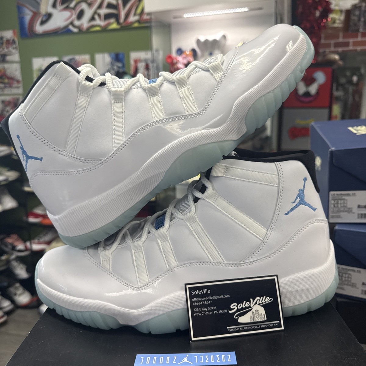 Size 13 - Jordan 11 Retro High Legend Blue 823233975392| eBay