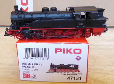 Piko 47131 TT DCC Sound Locomotive BR 93 090 DR Era 3 LED, BW Berlin-Grunewald