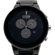 Citizen Axiom chronograph AT2245 57E black Eco Drive men s wristwatch Axiom with