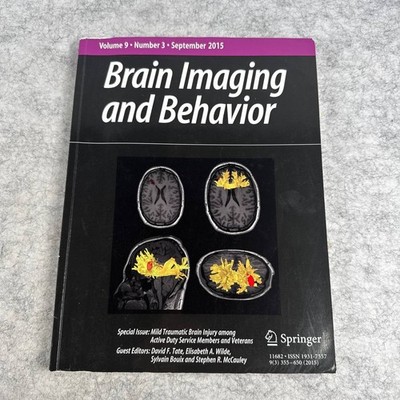 Brain Imaging and Behavior Vol 9 Num 3 Sept 2015 Springer Traumatic Injury Vets