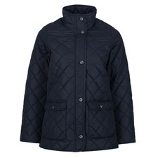 Regatta Tarah navy women's diamond-quilt water-repellent jacket TRA442
