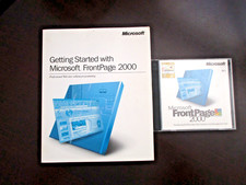 Microsoft FrontPage 2000 - CD-ROM Manual Vintage Software