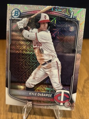 2025 Bowman - Chrome Prospects Kyle DeBarge #BCP-139 Mojo Refractor (RC)