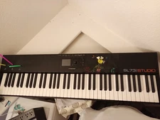 StudioLogic SL73 MK (1) midi keyboard with Constructors Luxor Heliptrope artwork