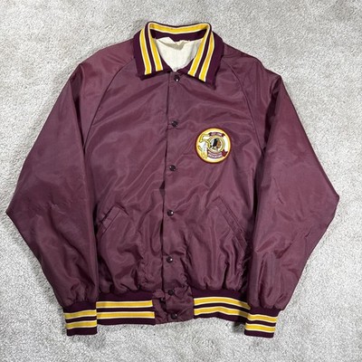 Vintage 80s DON ALLESON Athletic NFL Redskins 50th Anniversary Jacket Mens Sz L