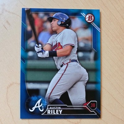 2016 Bowman Draft Austin Riley Top Prospects Blue /150 #BD-165