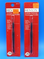 lot of 2 Vintage Revlon Cuticle Trimmer Made in USA new nos sealed 2373-10