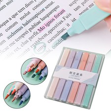 Pastel Highlighter Double End Bible Highlighters and 6 Pcs Marker Pen Set OY