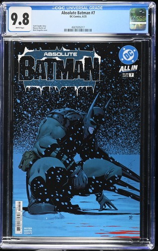Absolute Batman #7 Nick Dragotta Cover 1st Print CGC 9.8 - Mr. Freeze...
