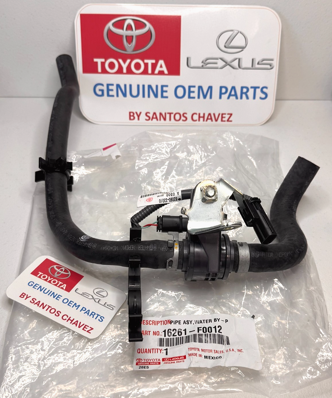 18-24 Camry 19-25 RAV4 2.5L Coolant By-Pass Hose GENUINE OEM PART 16261 ...