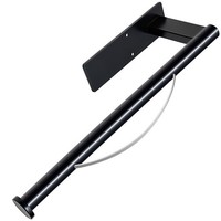 KüChenrollenhalter Unter Schrank DäMpfungswirkung Edelstahl Schwarz 32X10,2