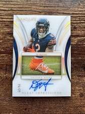 DJ MOORE 2025 IMMACULATE CLEAT IMPRESSIONS AUTO /25 BEARS