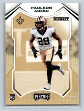 2021 Panini Playoff #274 Paulson Adebo  Kickoff RC  New Orleans Saints