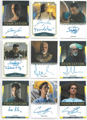 Foundation Seasons 1 & 2 - Autograph & Relic Card Selection NM Rittenhouse 2025
