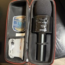 BONAOK Karaoke Microphone Portable Wireless Bluetooth Open Box