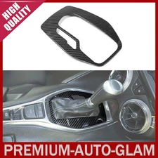 Carbon Fiber Console Gear Shift Shifter Cover Trim Decor for Chevy Camaro 2017+