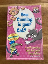 New How Cunning Is Your Cat? IQ Test Fun Novelty Gift Feline Cat Lover Crazy