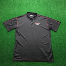 Discount Tire Employee Polo Shirt Mens XL Black Uniform Work Wear Logo