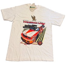 VTG 1994 Nascar Winston Cup Series Hanes White T-Shirt Men’s Large USA New 186