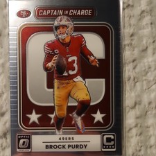 2025 Panini Donruss Optic Captain in Charge Brock Purdy #1 Football Card 49ers