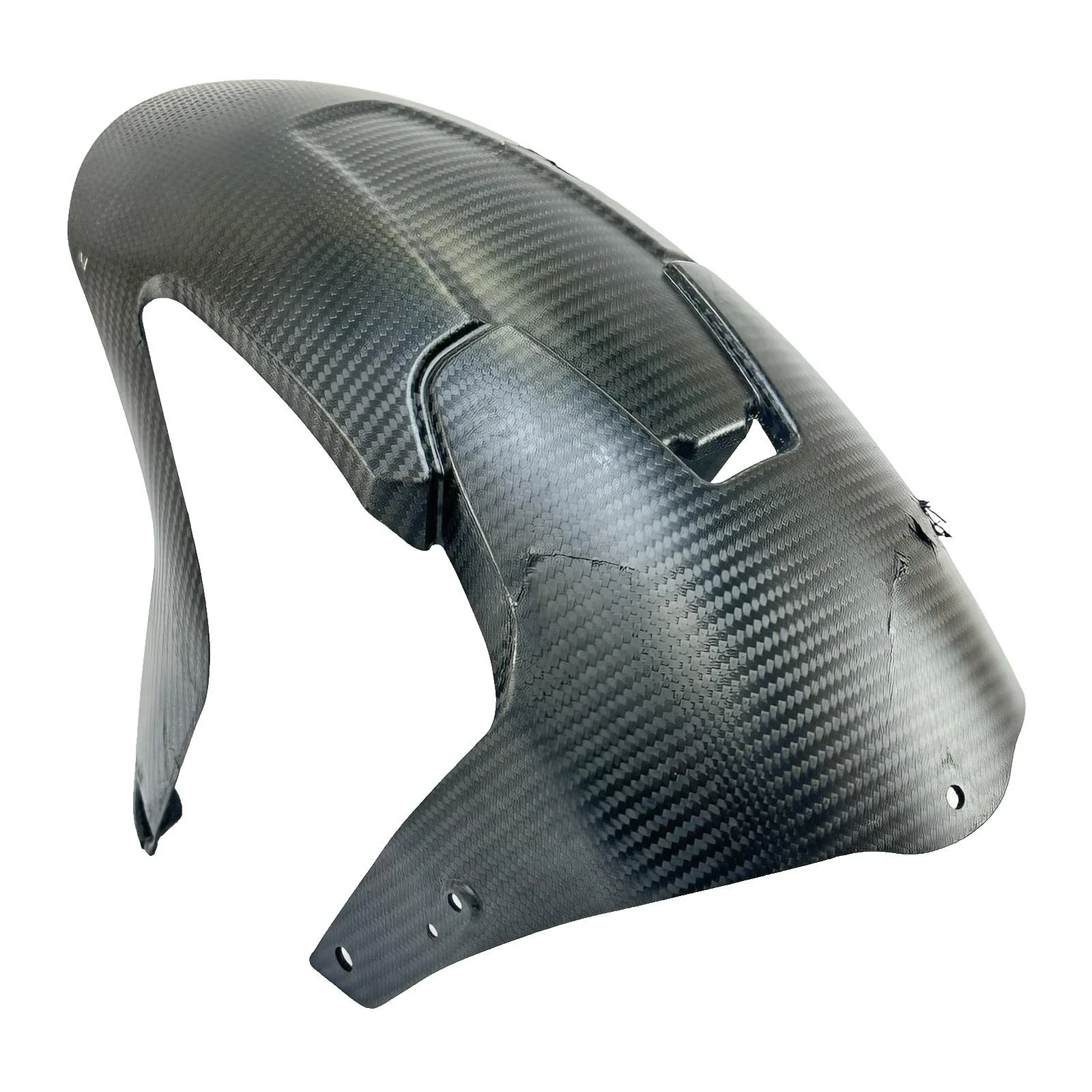2021 - 2026 Aprilia Rs 660 Anteriore FENDER Ruota Pneumatici Cover Nero Carbonio
