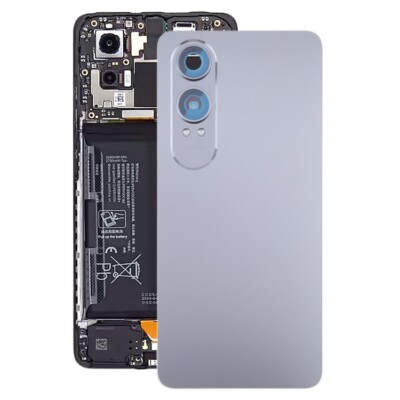 For OnePlus Nord CE4 Lite Battery Back Cover With Camera Lens Cover Grey