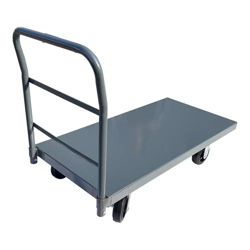 Steel Platform Truck Deck Platform Truck Push Cart 60" L x 24" W Portable Dolly - Picture 6 of 10