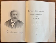 1890 HORTICULTURE ORNAMENTAL GARDENING PIONEER PETER HENDERSON SEED Co New Jerey