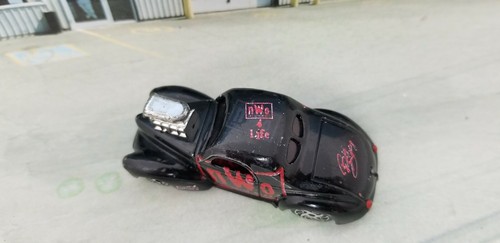 1999 Racing Champions '41 Willys Coupe Street Wheels NWO Wrestling Black Toy Car - Picture 9 of 10