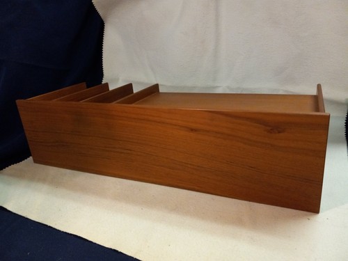 Danish Teak Mid-Century Modern Georg Petersens Mobelfabrik Desk Organizer - Picture 7 of 7