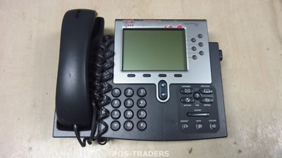 Cisco CP-7962G Unified IP Phone, 5-Inch TFT Display, VoIP Telephone INCL HANDSET