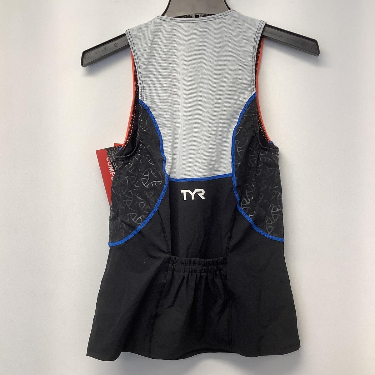 TYR Womens SCFLP6A Black Competitor Collection Loose Singlet With