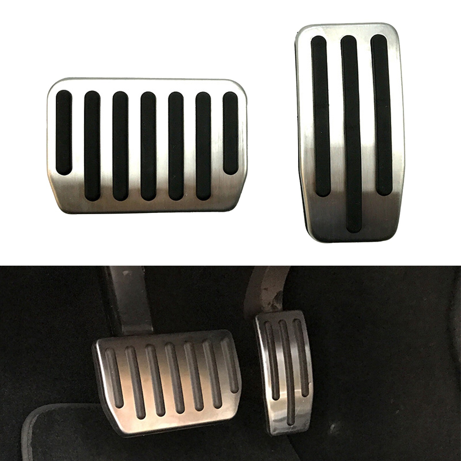 Car Non Slip Accelerator Brake Foot Rest Pedal Pad Cover Fit For Tesla Model 3 Y