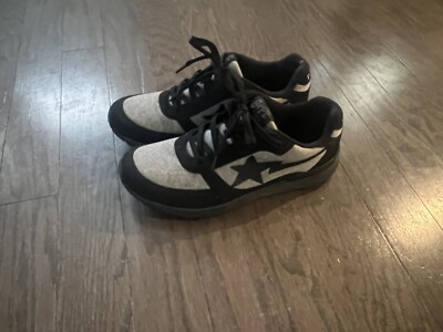 Authentic A Bathing Ape Bape Bapesta TRACK STA LT Court Sneaker Size 9