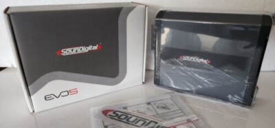 Soundigital 1200.4 EVO 5.0 4-Channel Digital Amplifier   1200W RMS   4 Ohm