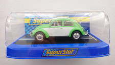 Scalextric Superslot S3371B VW Käfer Auto grün & weiß "Sand & Surf" NEU