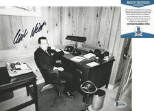 CLINT HILL SIGNED SECRET SERVICE 8x10 PHOTO 6 BECKETT COA KENNEDY ASSASSINATION