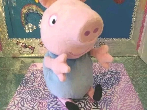 Vtg. 🦄ABD LTD. Giggling Talking "Peppa Pig" '2003 10" Animated Plush!  - Image 4 of 4