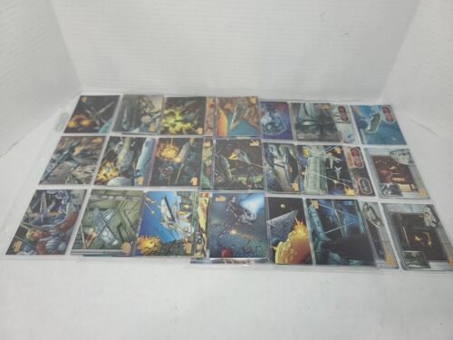 1997 Topps Star Wars Vehicles Trading Cards Incomplete Base Set Of 72 Missing 5 - Picture 1 of 10