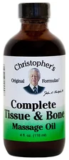 Dr. Christopher's Original Formulas Complete Tissue & Bone Massage Oil, 4 Ounce